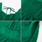 belle poque Vintage Dress 2026 Summer Layered Tiered Ruffle Swing Midi Dress