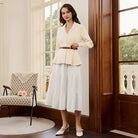 belle poque Vintage Cardigan Sweater Shawl Lapel Button Down Sweater Outwear Coat