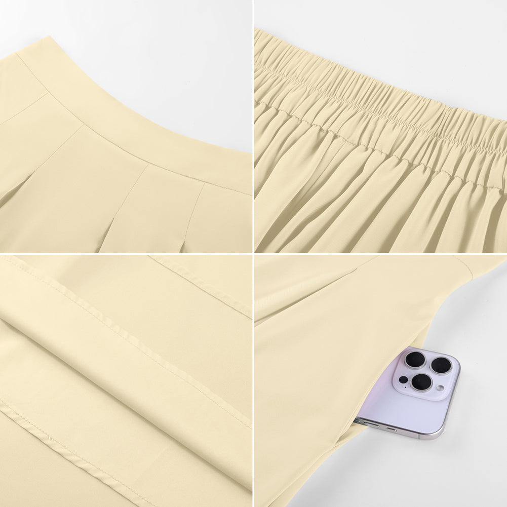 belle poque 2026 Women Spring Summer Vintage Chiffon Flared A-Line Skirt