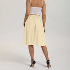 belle poque 2026 Women Spring Summer Vintage Chiffon Flared A-Line Skirt