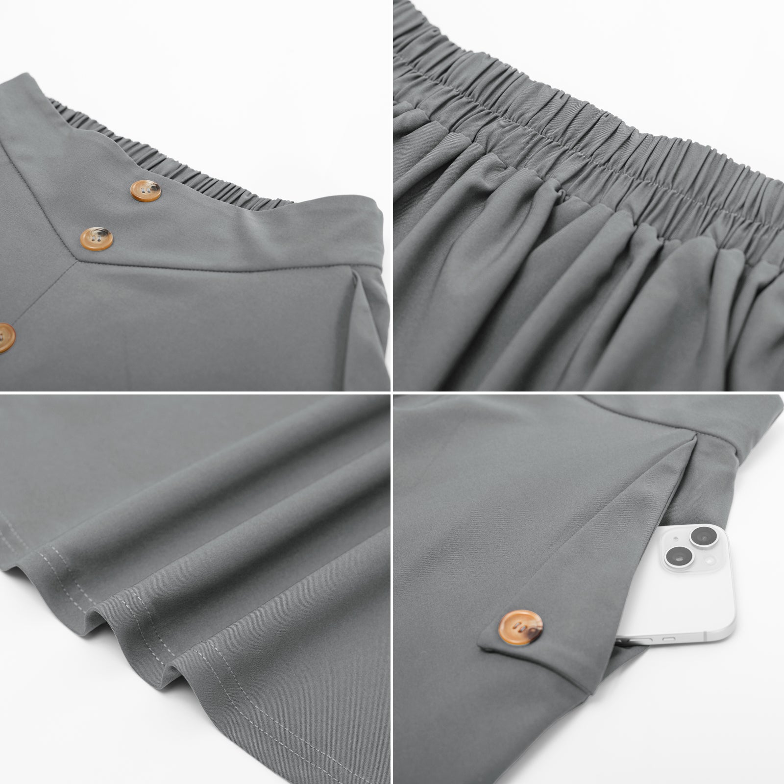 belle poque Vintage A-Line Skirt Midi Skirt Casual Skirt High Waisted Midi Party Skirt Basic A-Line Skirt