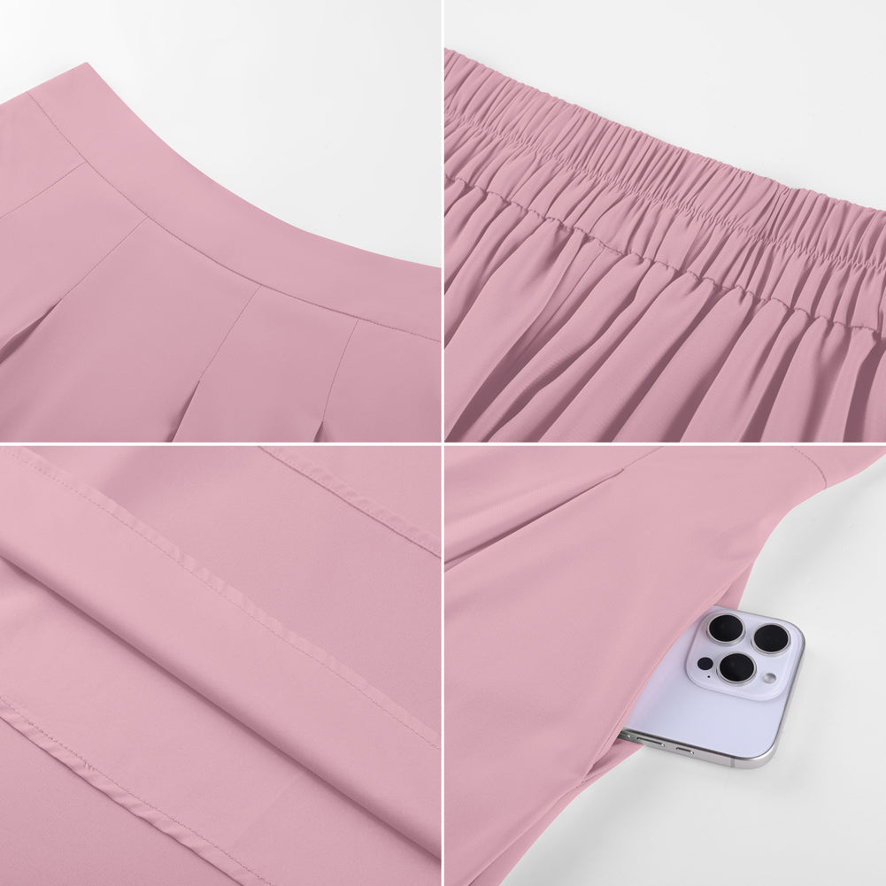 belle poque 2026 Women Spring Summer Vintage Chiffon Flared A-Line Skirt