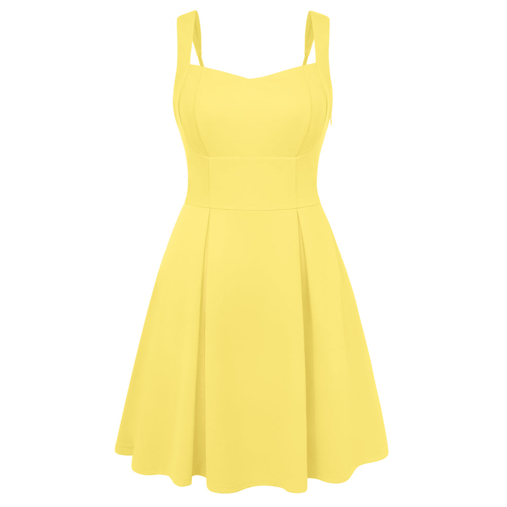 belle poque 2026 Women Graduation Dress with Pockets Short Bow Cocktail Party Dresses Yellow