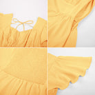 belle poque Vintage Dress 2026 Summer Layered Tiered Ruffle Swing Midi Dress