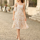 belle poque Wedding Guest Dress for Women 2026 Flowy Sundress with Pockets