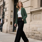 belle poque Vintage Cardigan Sweater Blazer V Neck Shawl Lapel Collar with Pockets