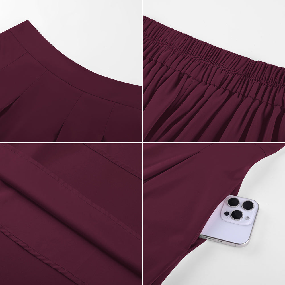 belle poque 2026 Women Spring Summer Vintage Chiffon Flared A-Line Skirt