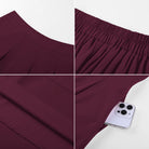 belle poque 2026 Women Spring Summer Vintage Chiffon Flared A-Line Skirt