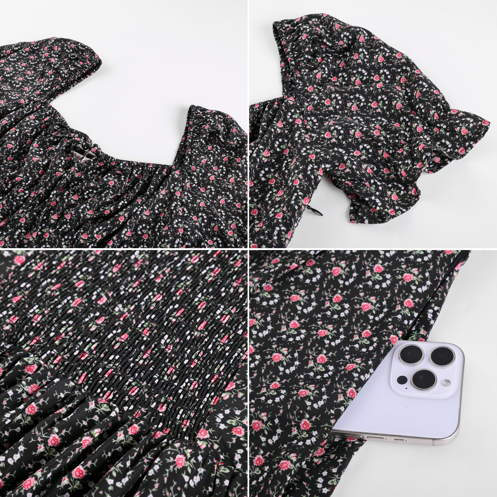 belle poque 2026 Spring Summer Sundress Vintage Cottagecore Dress with Pocket