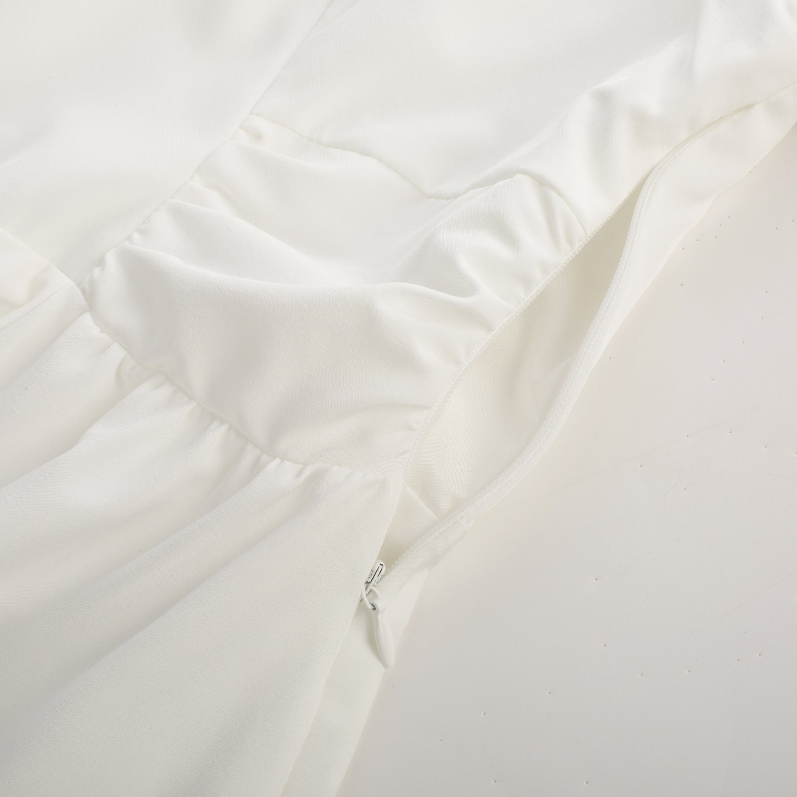 belle poque Vintage Daisy Flower Print Cottagecore Cocktail Dresses Square Neck Puff Sleeve Dress with Pockets