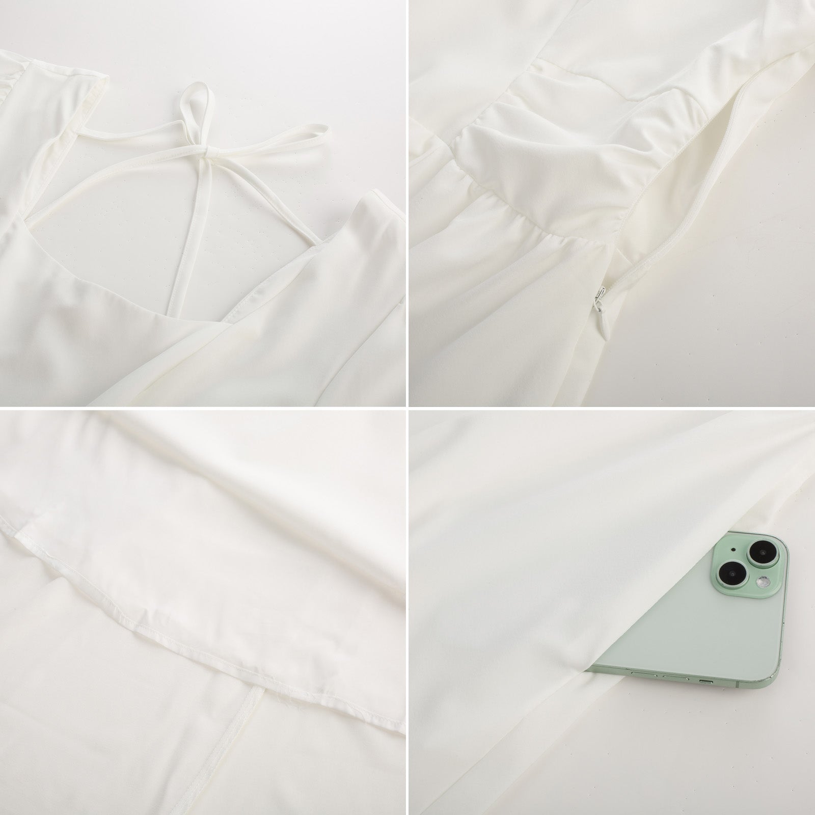 belle poque Vintage Daisy Flower Print Cottagecore Cocktail Dresses Square Neck Puff Sleeve Dress with Pockets