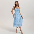 belle poque 2026 Spring Milkmaid Dress Wedding Guest Summer Midi Flowy Tea Party Dresses