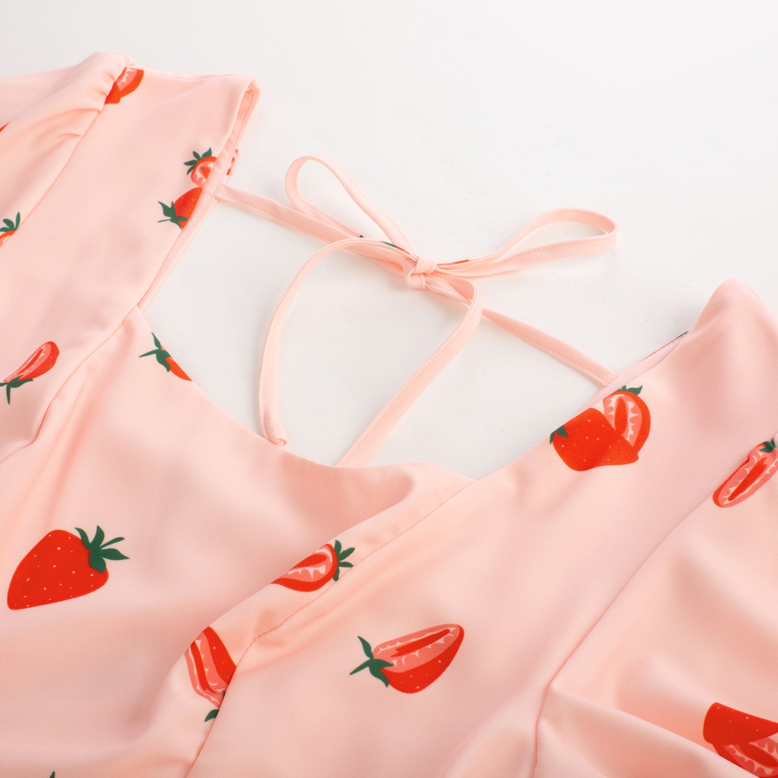 belle poque Vintage Daisy Flower Print Cottagecore Cocktail Dresses Square Neck Puff Sleeve Dress with Pockets