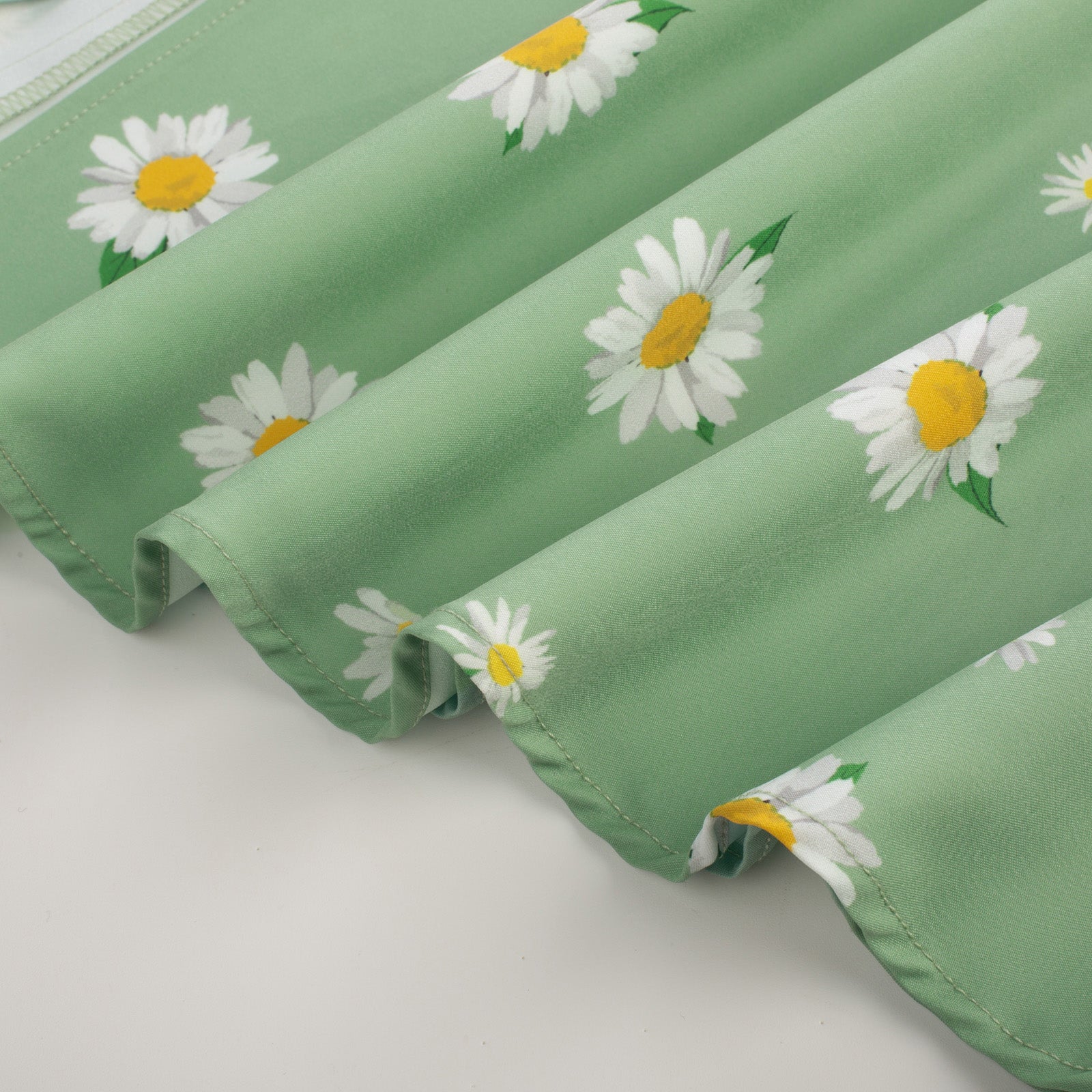 belle poque Vintage Strawberry Patterns Front Slit Dress Puffed Short Sleeve Sweetheart Neck Dress