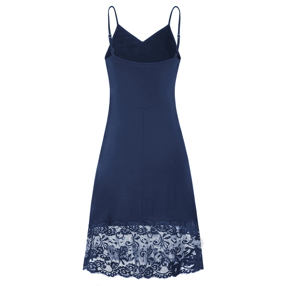 belle poque Lace Full Slips for Women Under Dresses Simple Dress Sleep Cami Dress