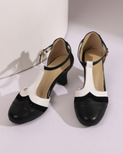 Retro Women's T Strap Pointed Toe Shoes