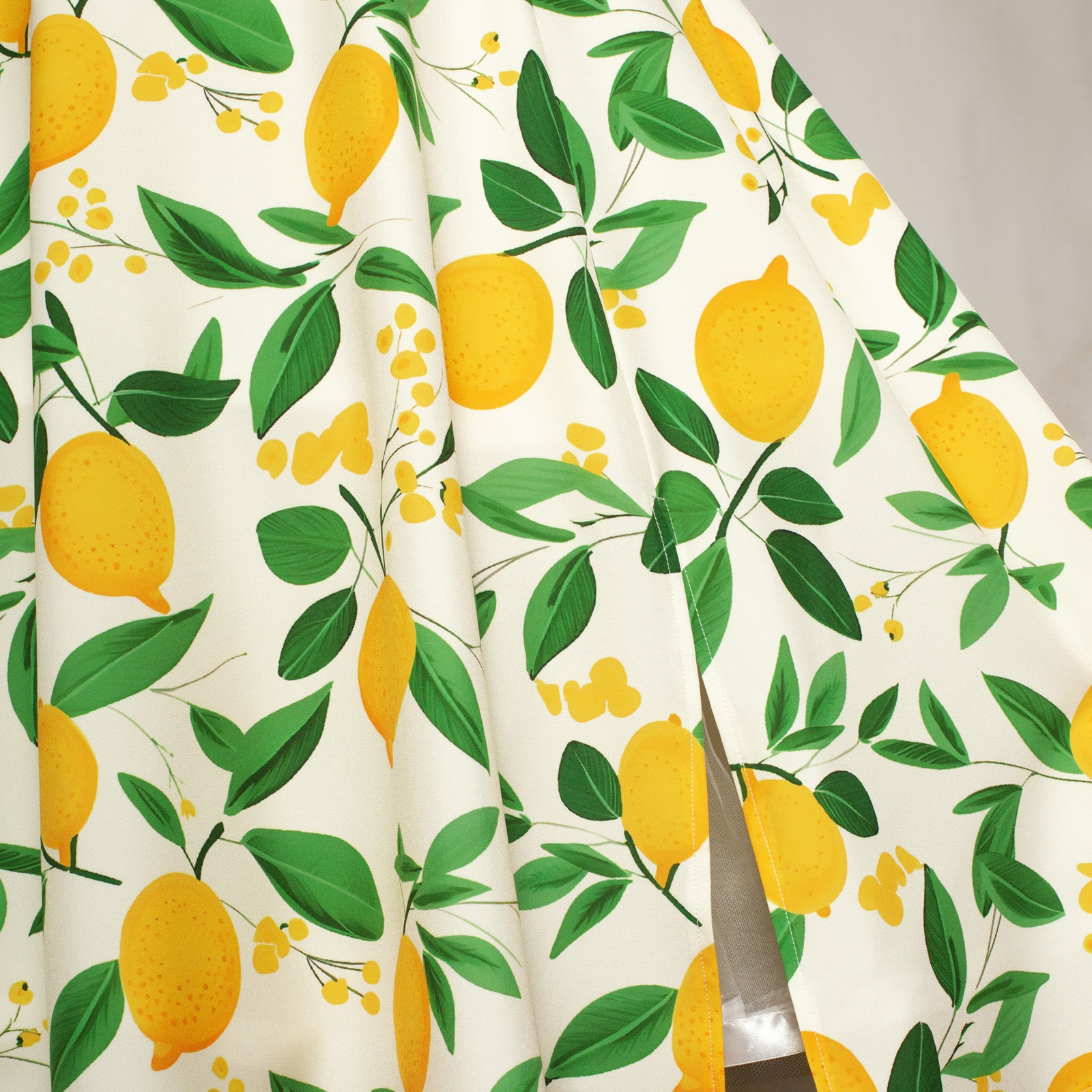 belle poque Vintage 1950s Cocktail Dress Ruched Slit A Line Swing Dress with Pockets