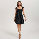 belle poque Mini Floral Dress 2026 Cap Sleeve Flowy Date Short Cute Dress