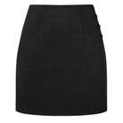 belle poque Women Mini Skirt Bodycon Mini Skirt Suede Skirts with Botton