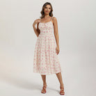 belle poque 2026 Spring Milkmaid Dress Wedding Guest Summer Midi Flowy Tea Party Dresses