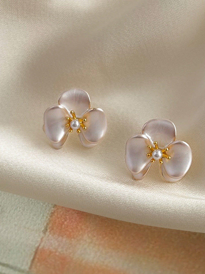 belle poque New Phalaenopsis Orchid Flower Earrings for Garden Party
