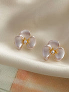 belle poque New Phalaenopsis Orchid Flower Earrings for Garden Party
