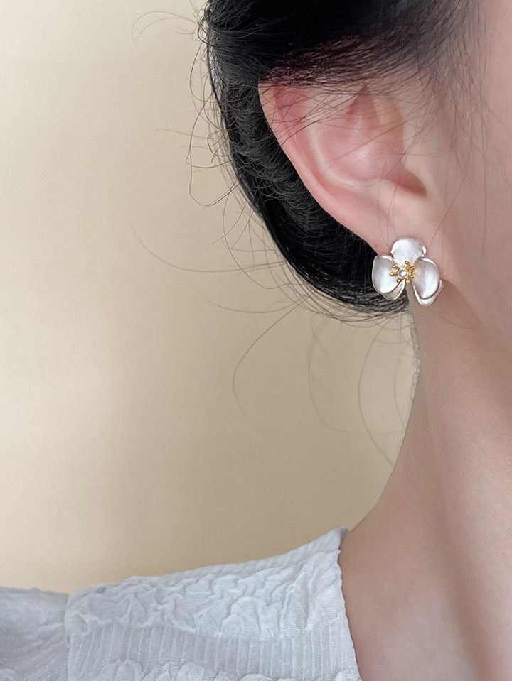 belle poque New Phalaenopsis Orchid Flower Earrings for Garden Party