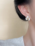 belle poque New Phalaenopsis Orchid Flower Earrings for Garden Party