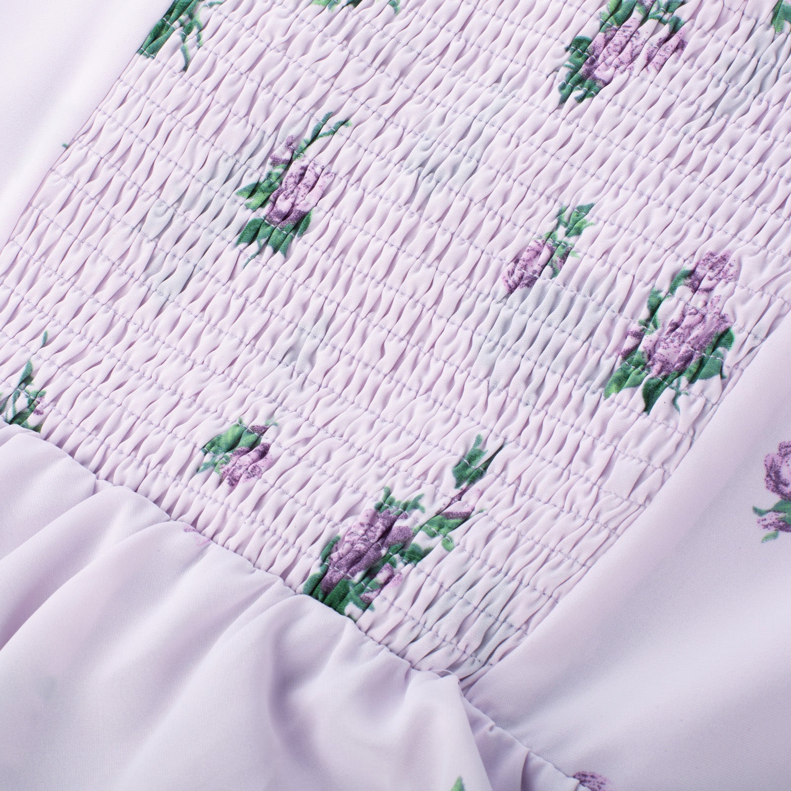 belle poque Floral Print Square Neck Tiered Ruffle Dress 2023 Summer Vintage A-line Swing Midi Dress