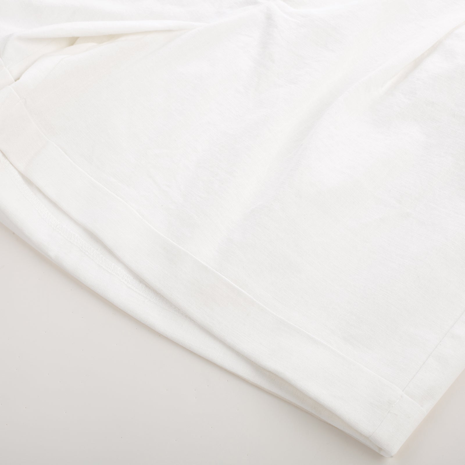 belle poque Elastic Waist Fold-up Leg Opening Cotton Shorts with Belt