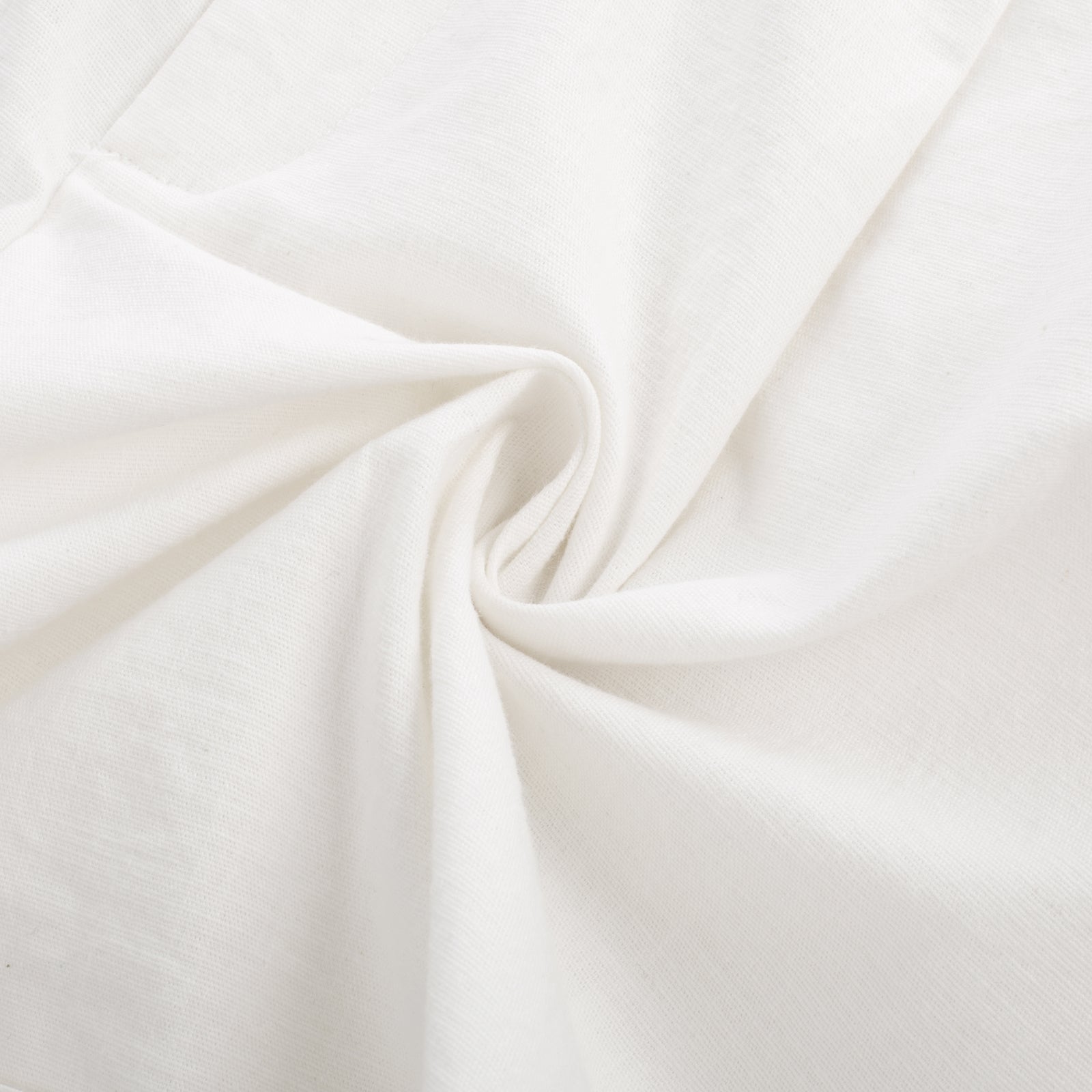 belle poque Elastic Waist Fold-up Leg Opening Cotton Shorts with Belt