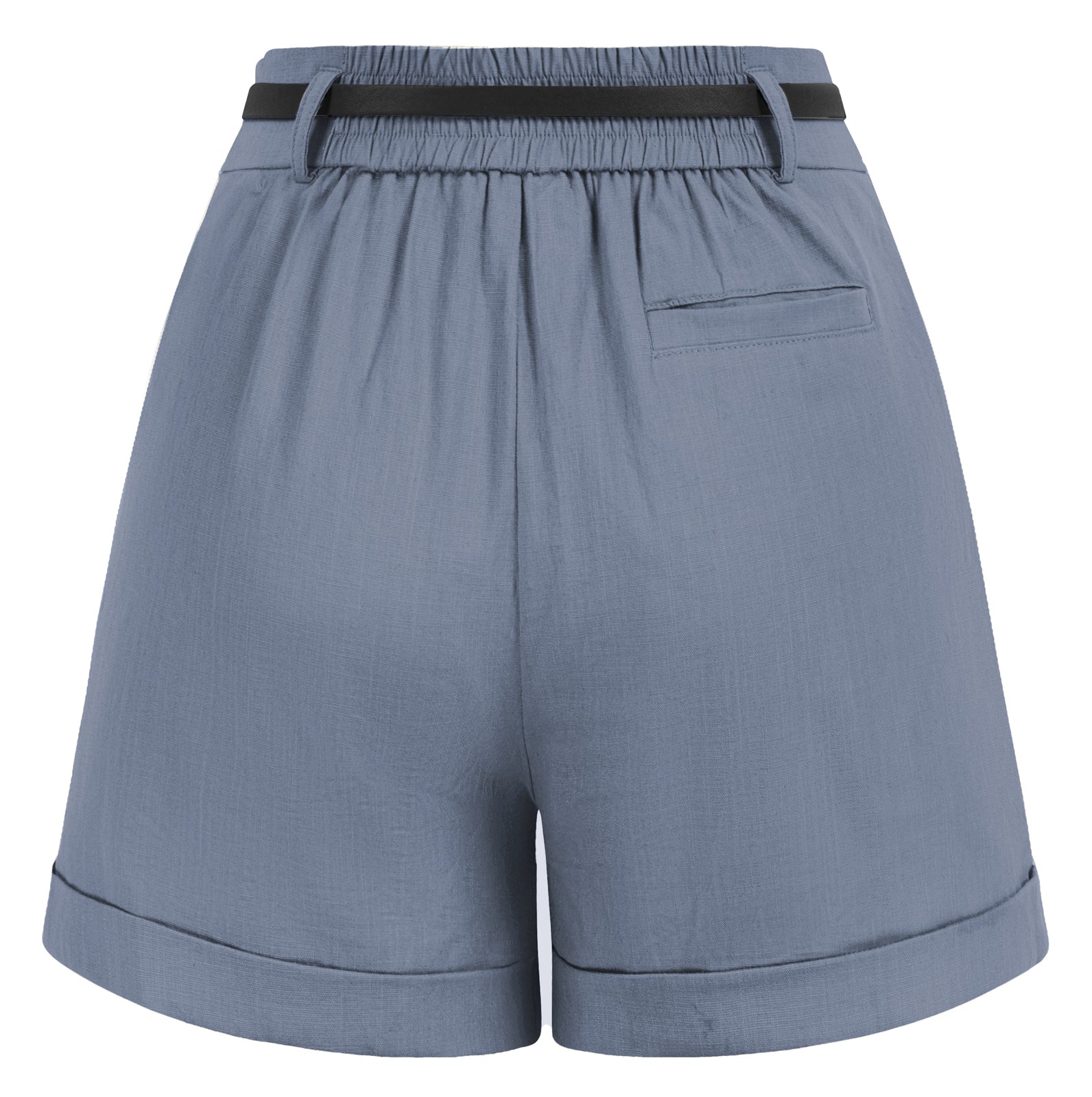 belle poque Women Bermuda Shorts with Pockets & Belts