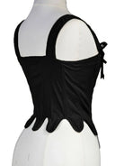 belle poque Victoria Stretch Twill Cotton Herringbone Corset Tops