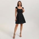 belle poque Mini Floral Dress 2026 Cap Sleeve Flowy Date Short Cute Dress