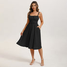 belle poque Summer Dress for Women 2026 Sleeveless Sundress Flowy Wedding Guest Dresses