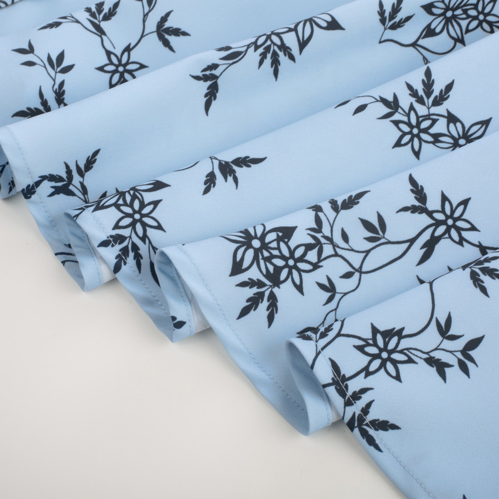 belle poque Swing Skirt with Belt Elastic High Waist Buttons Decorated Skirt