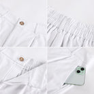 belle poque 2026 Women Vintage Cotton Shorts Wide Leg Shorts with Pockets