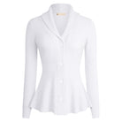 belle poque Vintage Cardigan Sweater Shawl Lapel Button Down Sweater Outwear Coat White