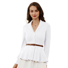 belle poque Vintage Cardigan Sweater Shawl Lapel Button Down Sweater Outwear Coat