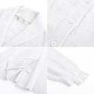 belle poque Vintage Cardigan Sweater Shawl Lapel Button Down Sweater Outwear Coat