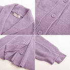 belle poque Vintage Cardigan Sweater Shawl Lapel Button Down Sweater Outwear Coat