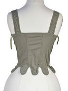 belle poque Victoria Stretch Twill Cotton Herringbone Corset Tops