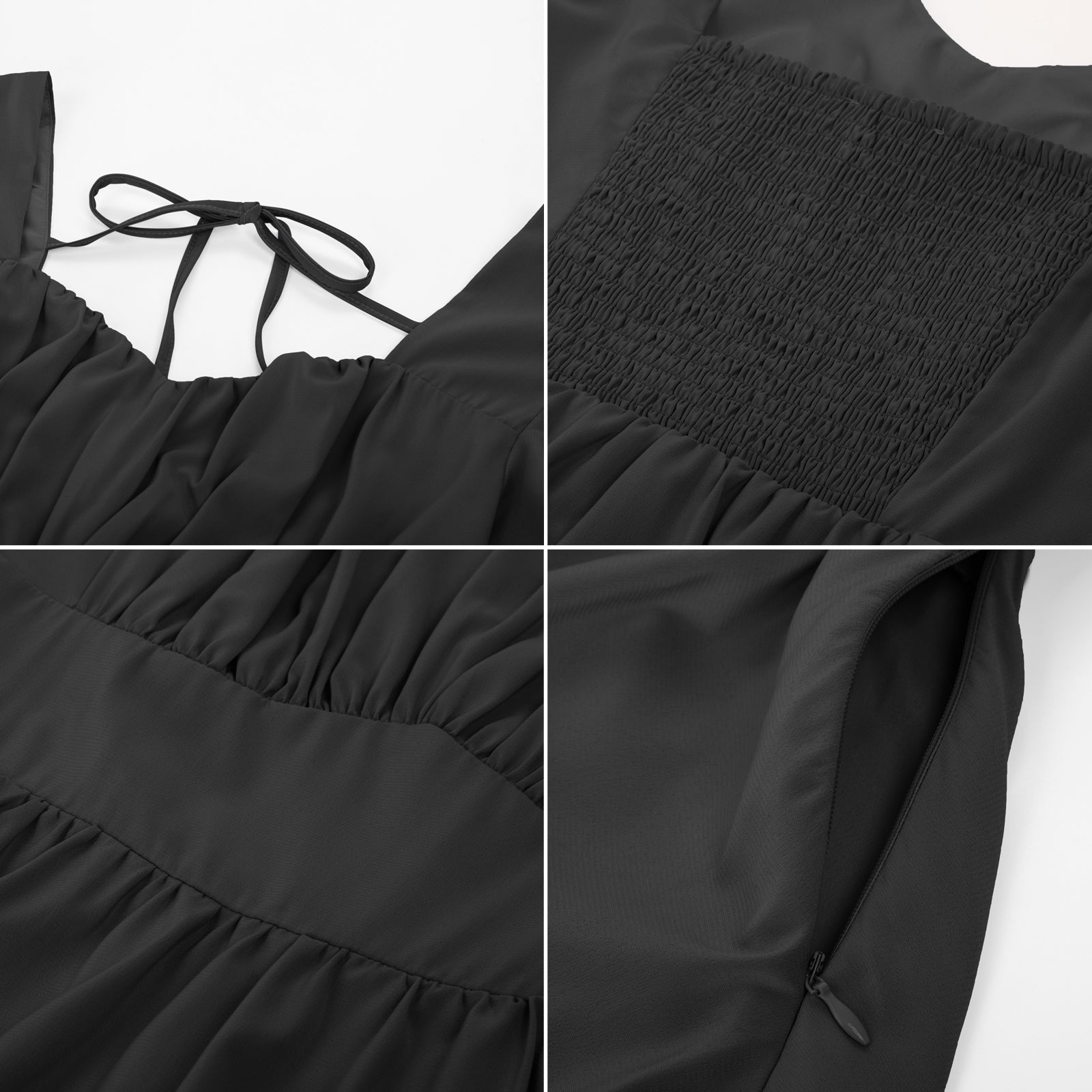 belle poque Floral Print Square Neck Tiered Ruffle Dress 2023 Summer Vintage A-line Swing Midi Dress