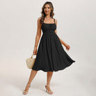 belle poque Summer Dress for Women 2026 Sleeveless Sundress Flowy Wedding Guest Dresses
