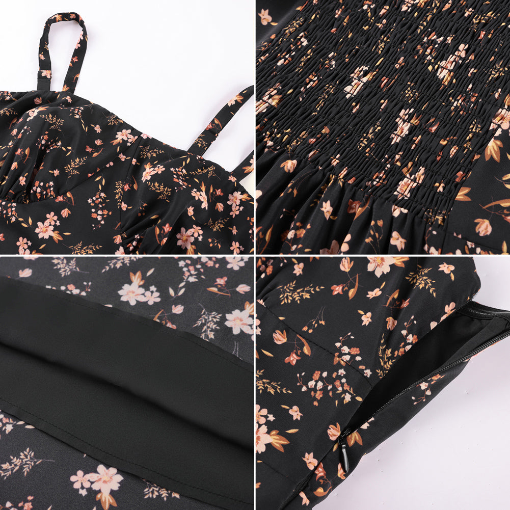 belle poque Long Fairy Dress with Ruffle Trim Empire Waist Dress for Women Summer