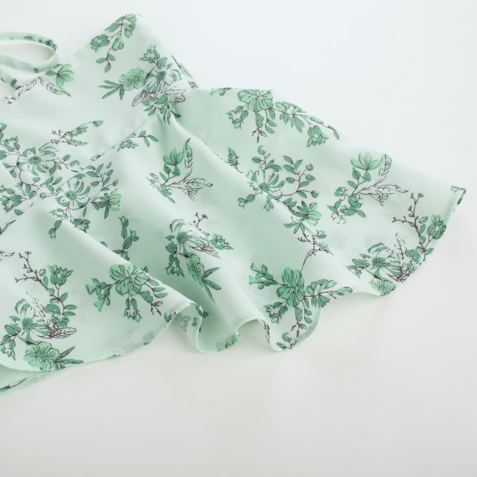 belle poque Floral Print Square Neck Tiered Ruffle Dress 2023 Summer Vintage A-line Swing Midi Dress