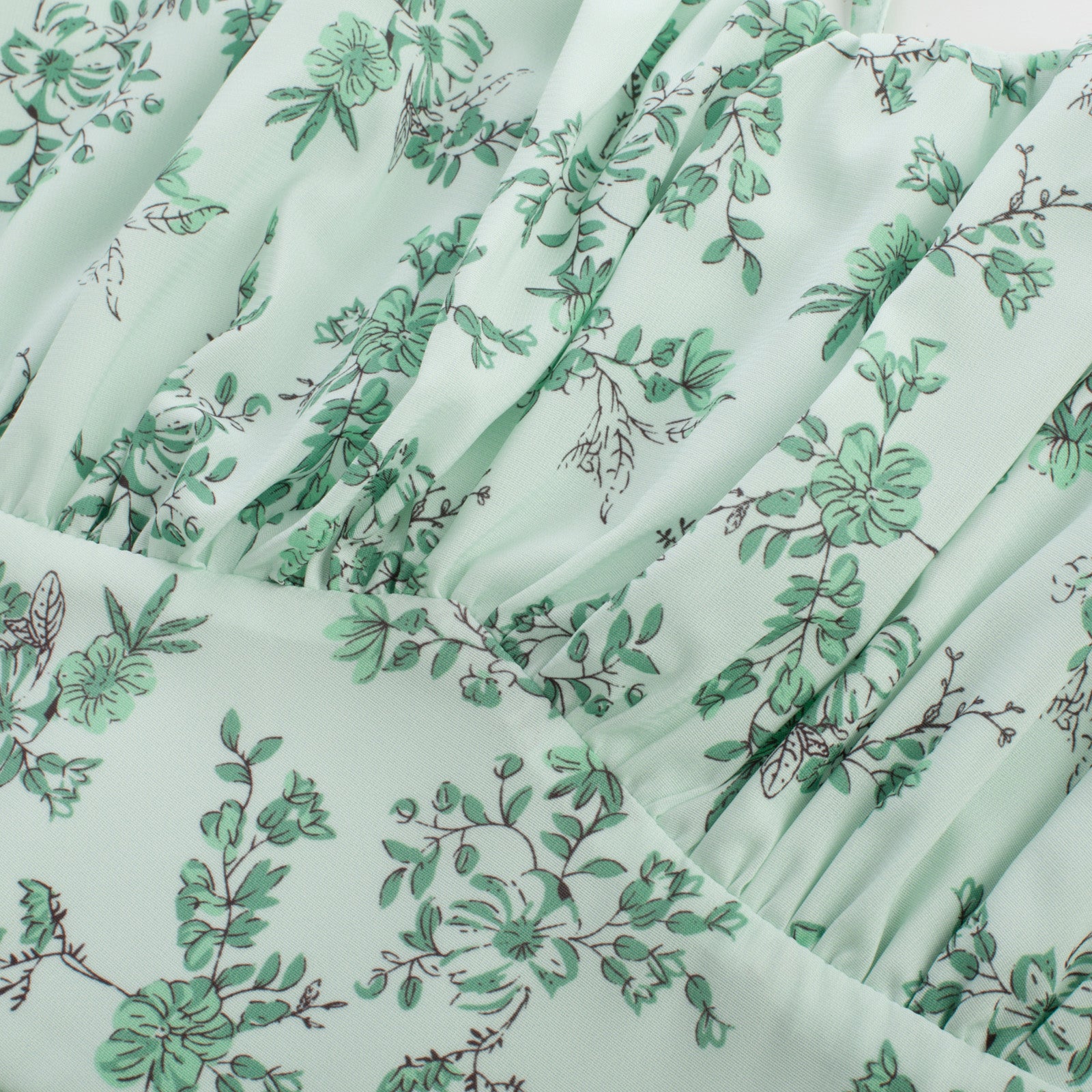 belle poque Floral Print Square Neck Tiered Ruffle Dress 2023 Summer Vintage A-line Swing Midi Dress