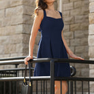 belle poque Valentine's Day Hot Sale🔥 Women's Dress with Pockets Short Bow Cocktail Party Dresses