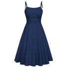 belle poque 2026 Summer Dresses for Women Midi Sun Dress Cute Date Casual Dress with Pockets Dark Blue