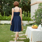 belle poque 2026 Summer Dresses for Women Midi Sun Dress Cute Date Casual Dress with Pockets